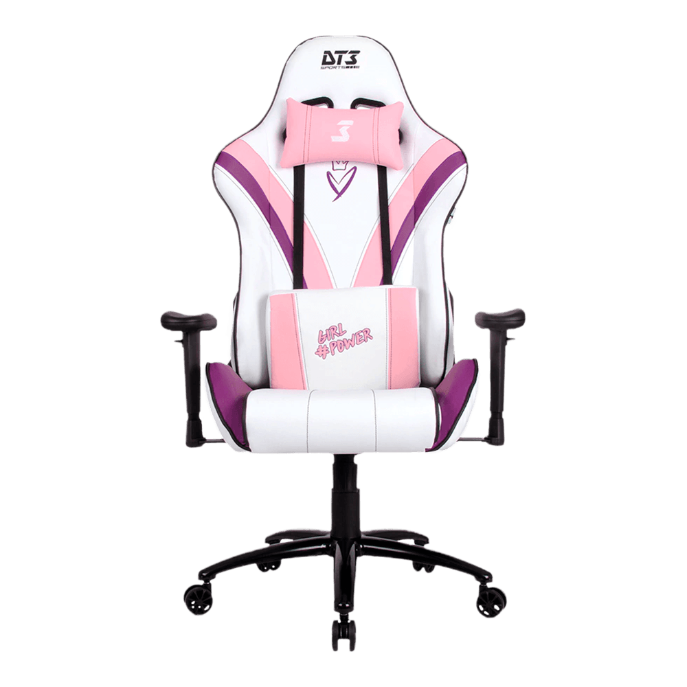 Cadeira Gamer DT3 Sports Girl Power V2 13434-5 Branco e Rosa