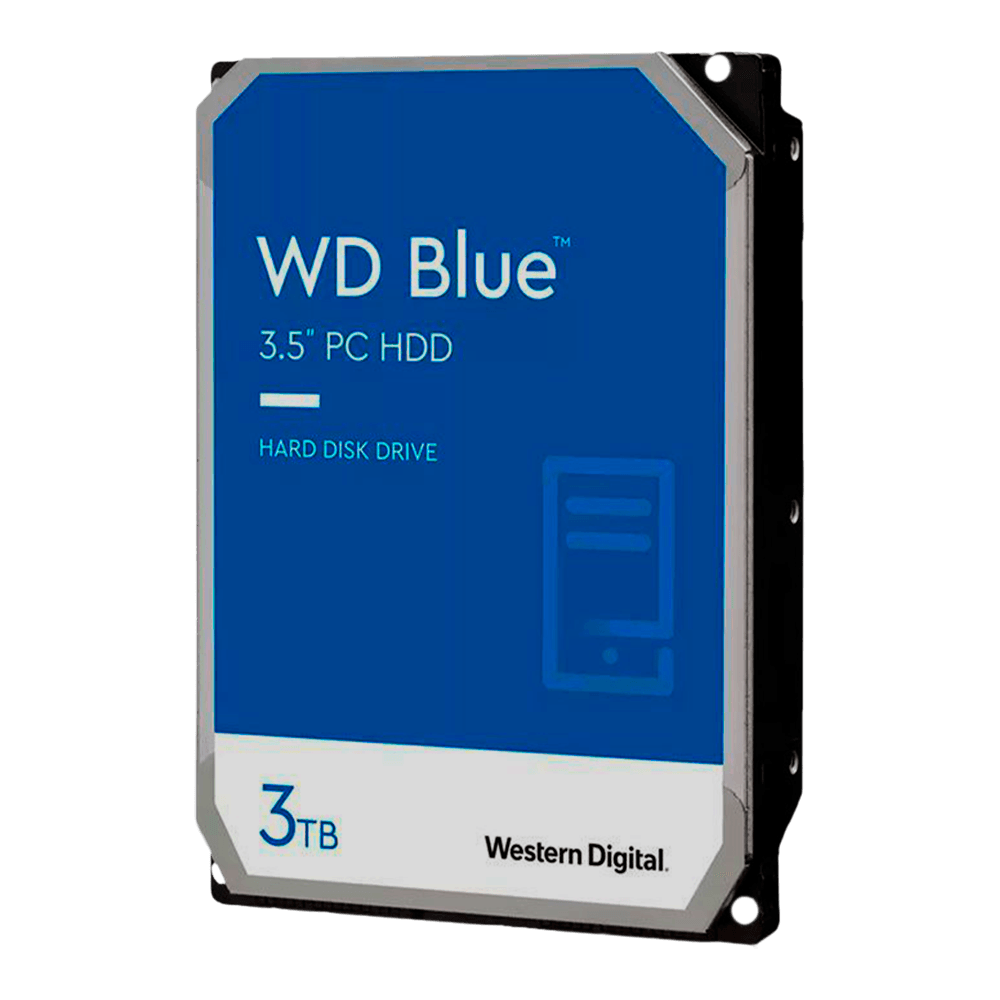 Hd 3tb Western Digital Blue, Sata, para Desktop - Wd30edaz