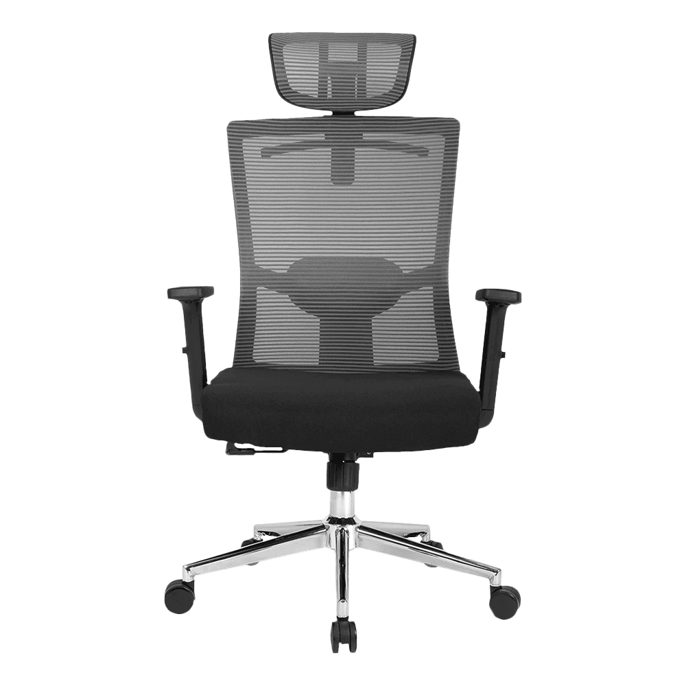 Cadeira Office Maya Grey DT3 11733-5 Até 120kg Descanso de Braço 2D Cilindro Classe 4 Cinza