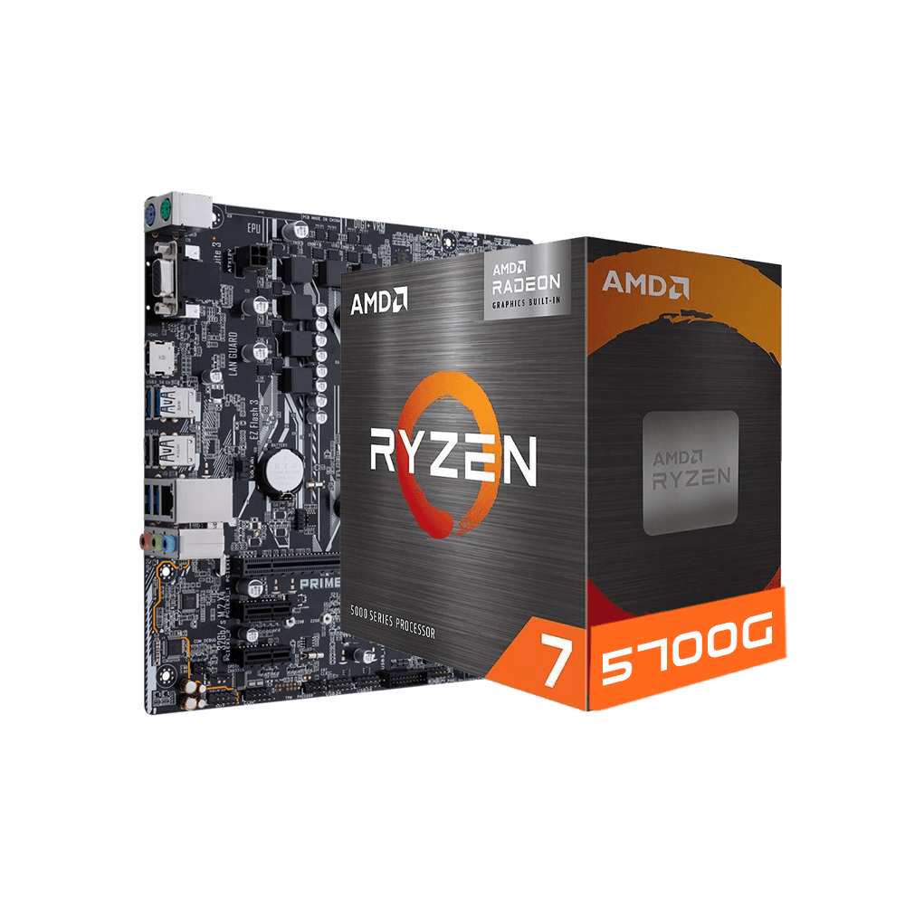 Kit Upgrade AMD Ryzen 7 5700G, Placa Mãe A320M, Neologic - NLI84582