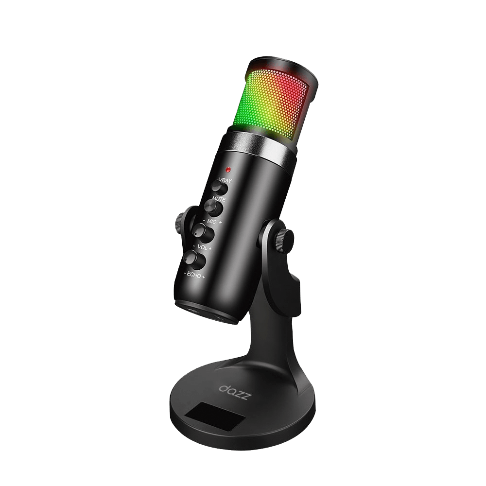 Microfone Condensador Dazz x Pro Rgb Usb 2.0 Preto - 62000110