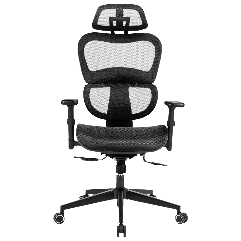 Cadeira DT3 Office Alera+ Preta, 13719-1, Braço 3D, Cilindro Classe 4, Tecido Mesh, Suporta Até 120kg