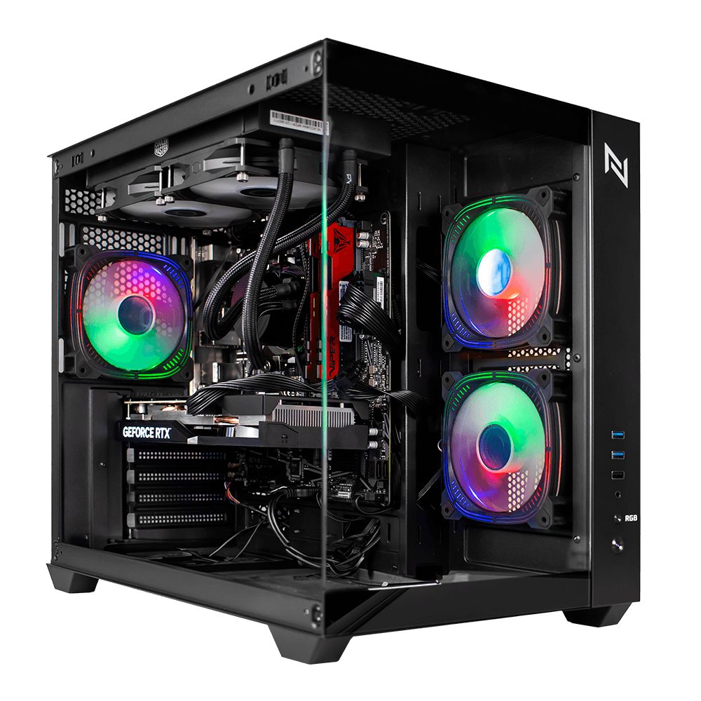 Pc Gamer Intel I5-12400F 16GB 3200MHZ (RTX 3050 6GB) SSD 240GB, 600w 80 Plus, Neologic Aquarium - NLI86943