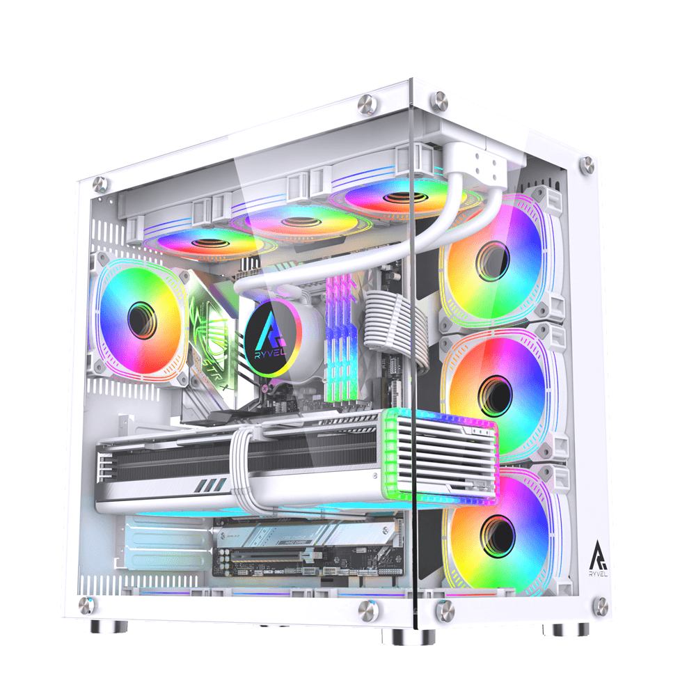 Pc Gamer Ryzen 5 5500, 16GB 3200Mhz, (RTX 4060 8GB), B550M, SSD 480GB M.2, 600W 80 Plus, Water Cooler White 240mm - NLI88049