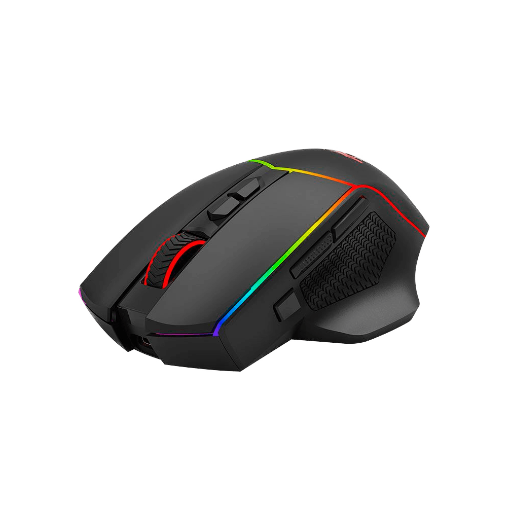 Mouse Gamer Redragon Axe Pro M814, RGB, 8000DPI, 8 Botões, Preto, M814RGB-PRO