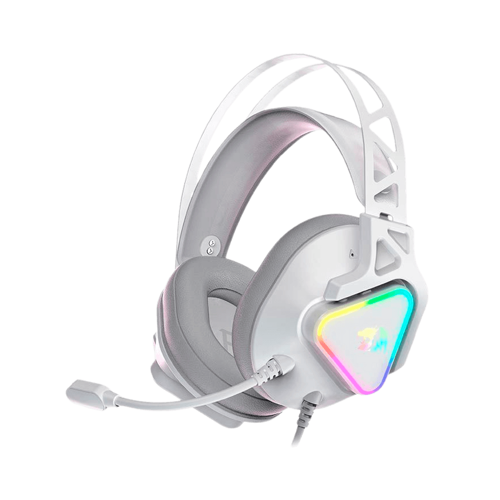 Headset Gamer Redragon Cadmus, RGB, Som Surround 7.1 H370W-RGB | Branco